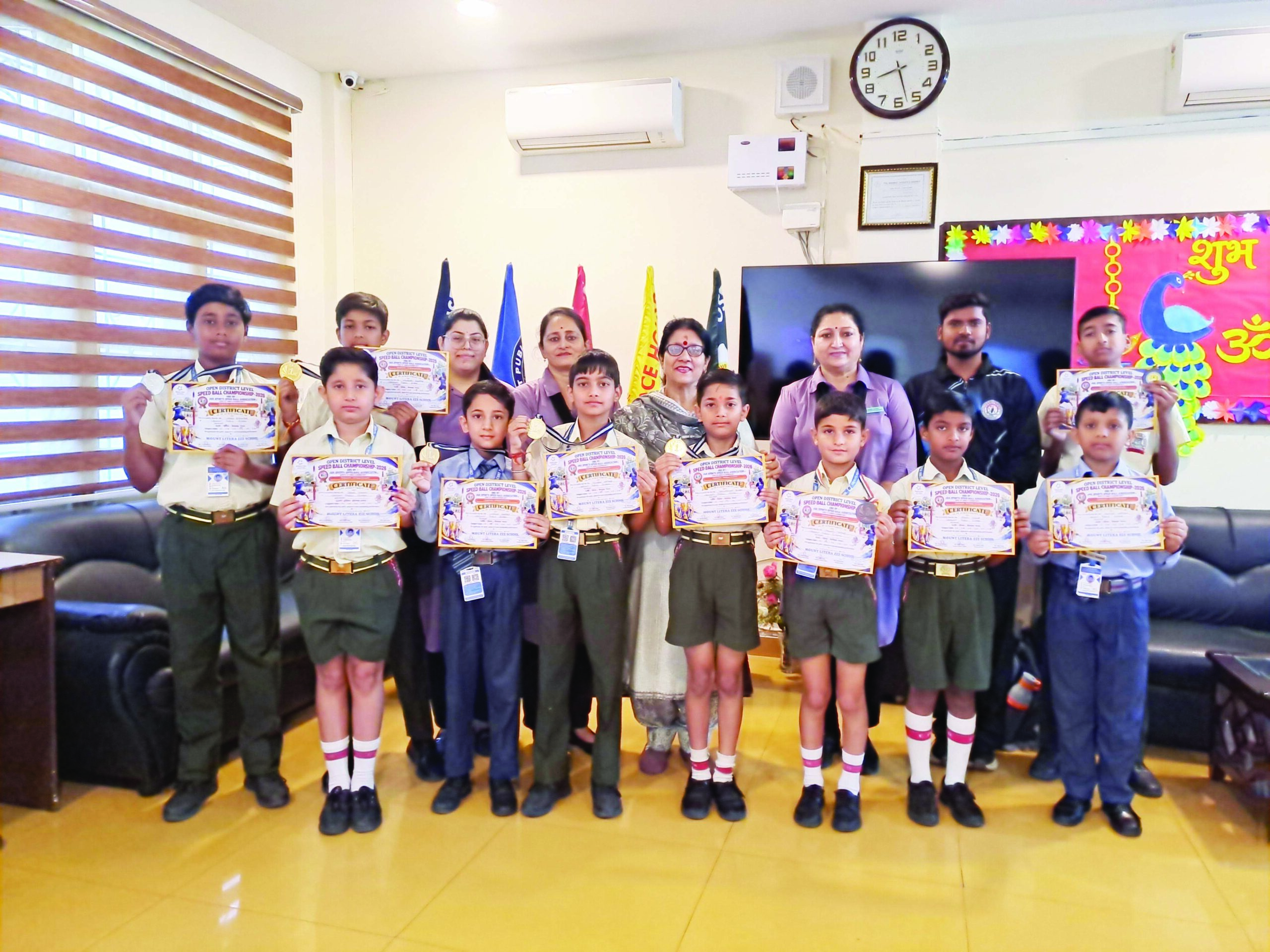 Crescent Public School shines at District-Level Speedball Championship