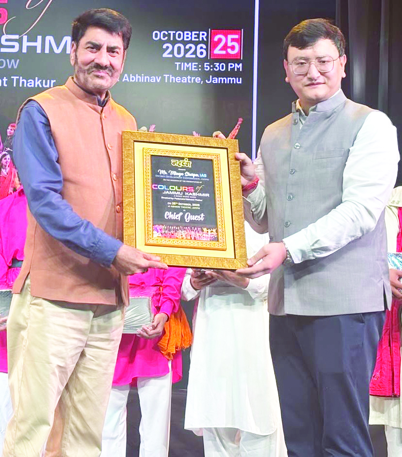DC Jammu applauds Natrang’s Cultural initiatives and international contribution