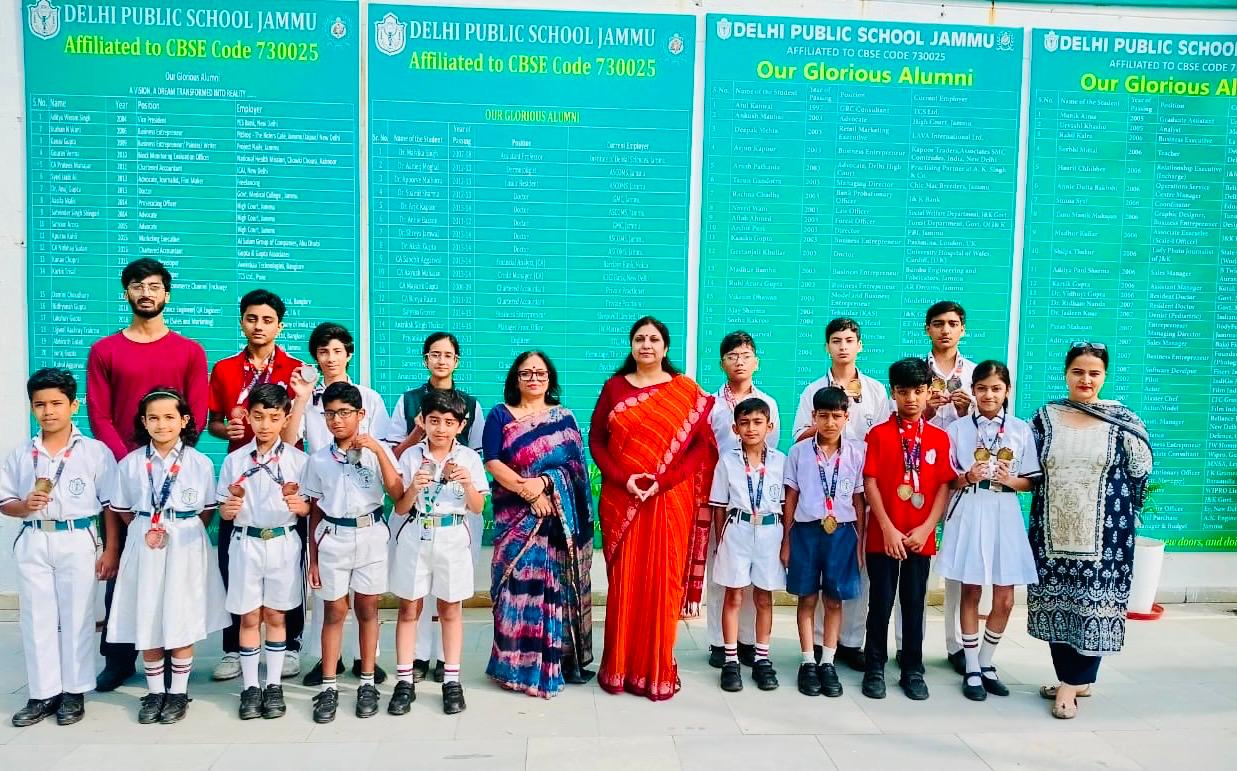 DPS Jammu skaters shine at District Roller Skating Championship, win 29 medals