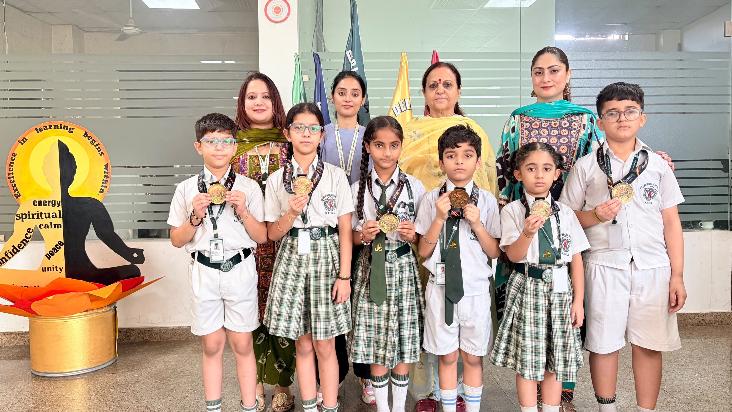 DPS Junior Kathua students shine at TSP 10K Kathua Marathon Competition