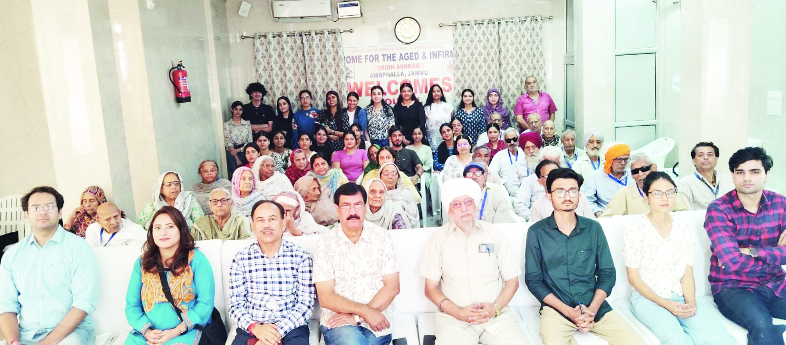 Department of Psychology, JU organises educational field visit and interactive programme at Vridh Ashram