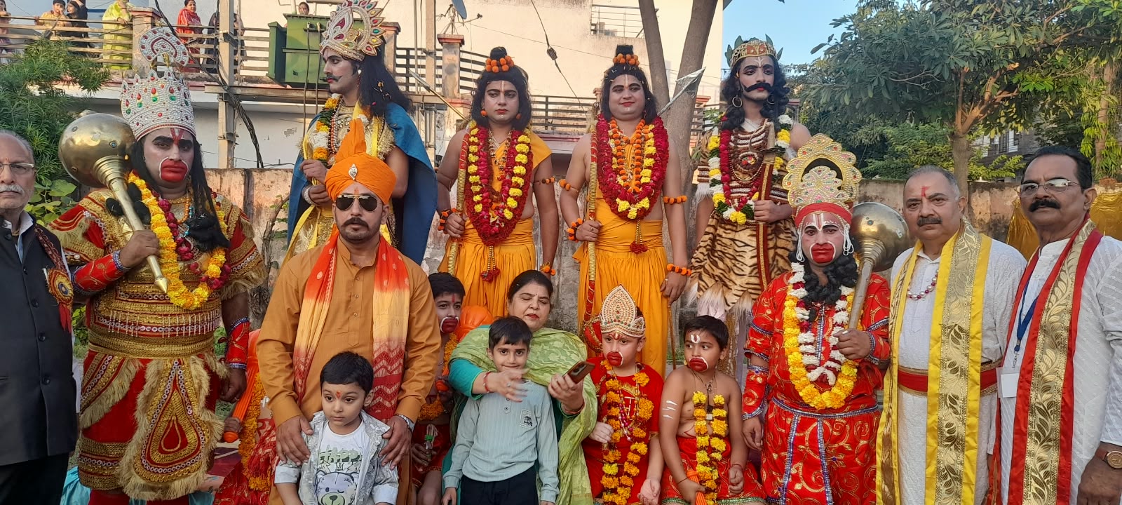 Dharmik Natak Club celebrates Dussehra with Ravan Dahan in Janipur
