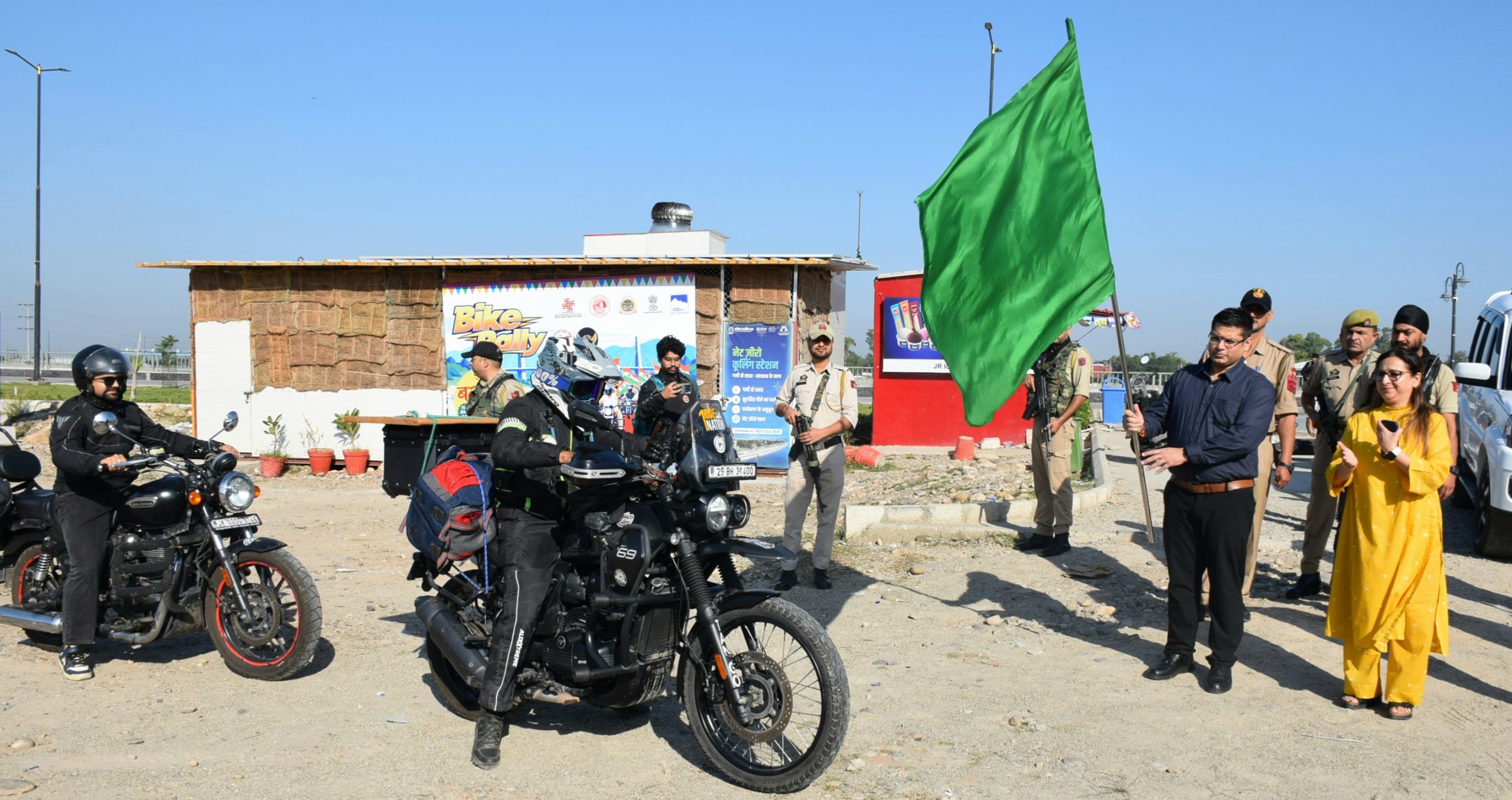 Div Com Jammu flags off Jammu–Basohli Bike Ride to promote tourism, cultural heritage and drug-free youth