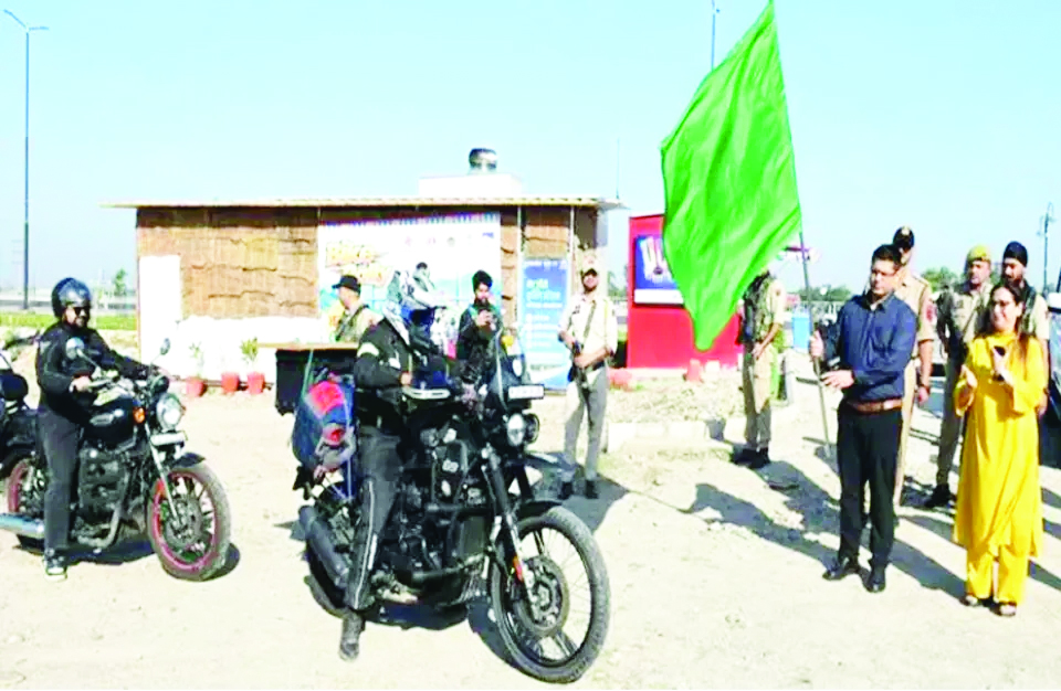 Jammu-Basohli bike ride flagged off to promote tourism, drug-free society