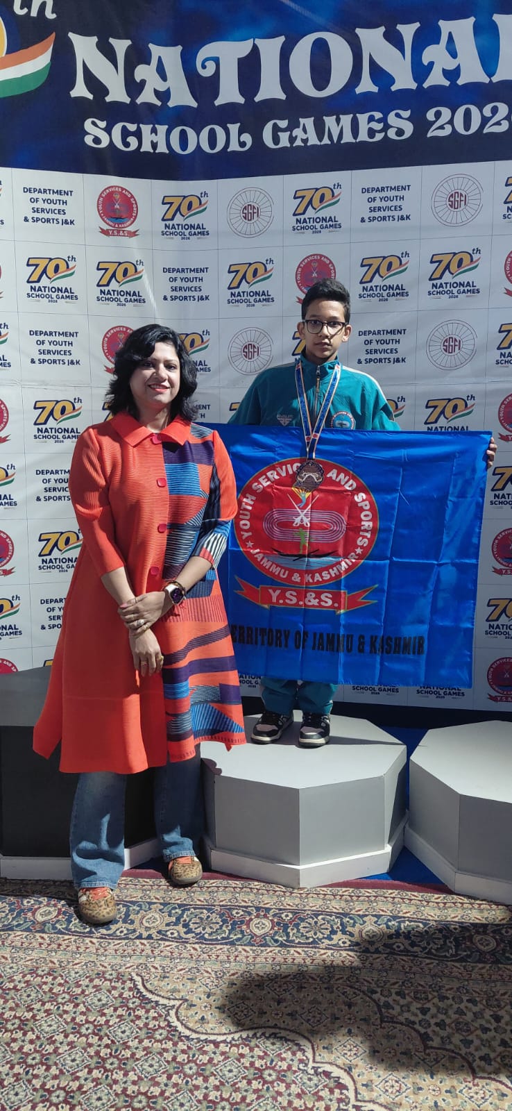 Doda’s Samrat Singh wins Bronze Medal at 70th National School Games 2026