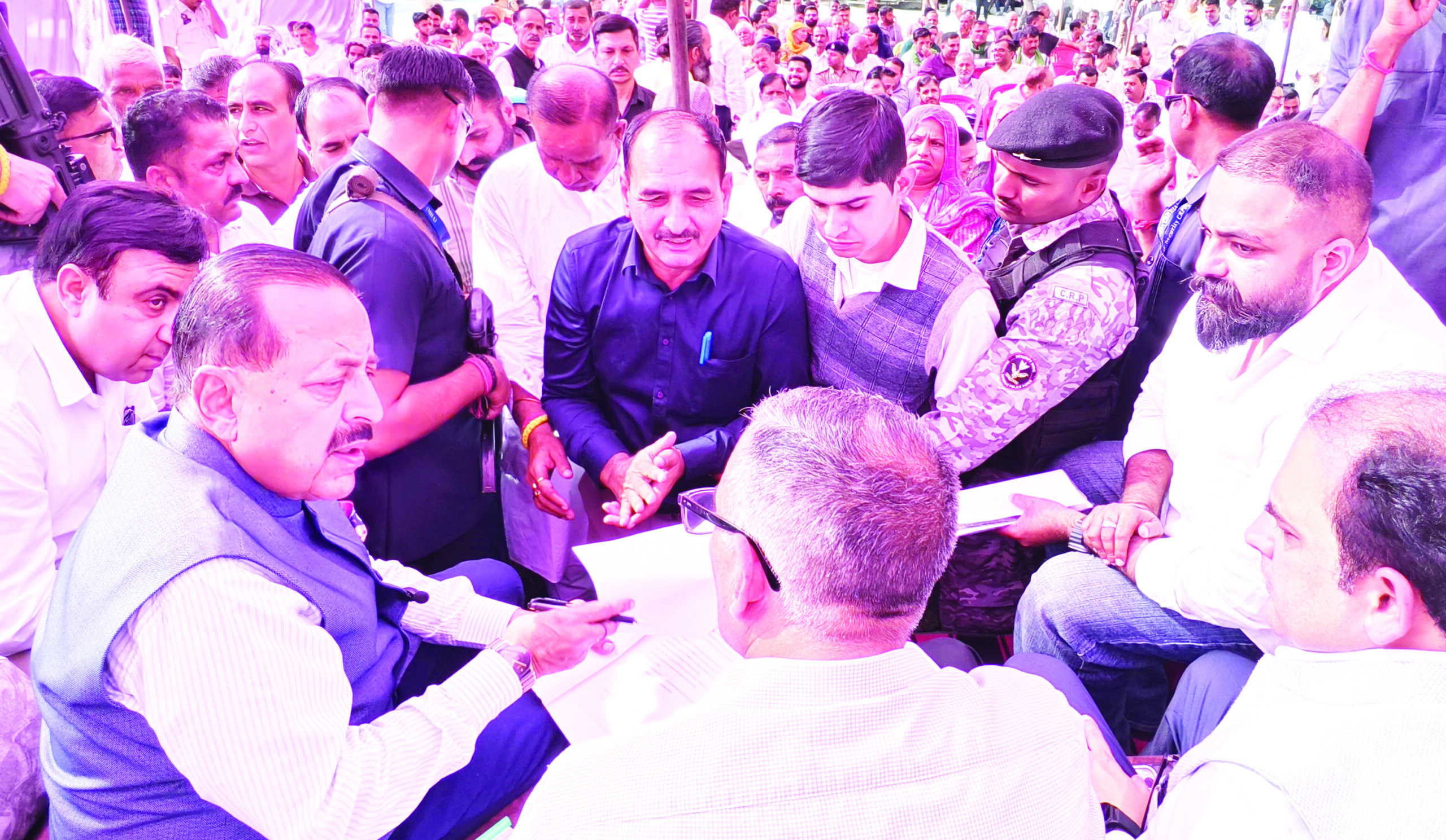 Dr Jitendra holds Public Darbar at village Chakra, several issues resolved on the spot Dr Jitendra holds Public Darbar at village Chakra, several issues resolved on the spot