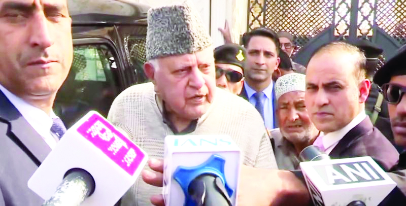 Centre claims external conspiracy whenever it is in crisis: Farooq Abdullah