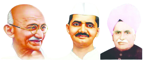 Shri Ram Sena Celebrates Birth Anniversaries of Mahatma Gandhi, Lal Bahadur Shastri and Lala Hans Raj Mahajan