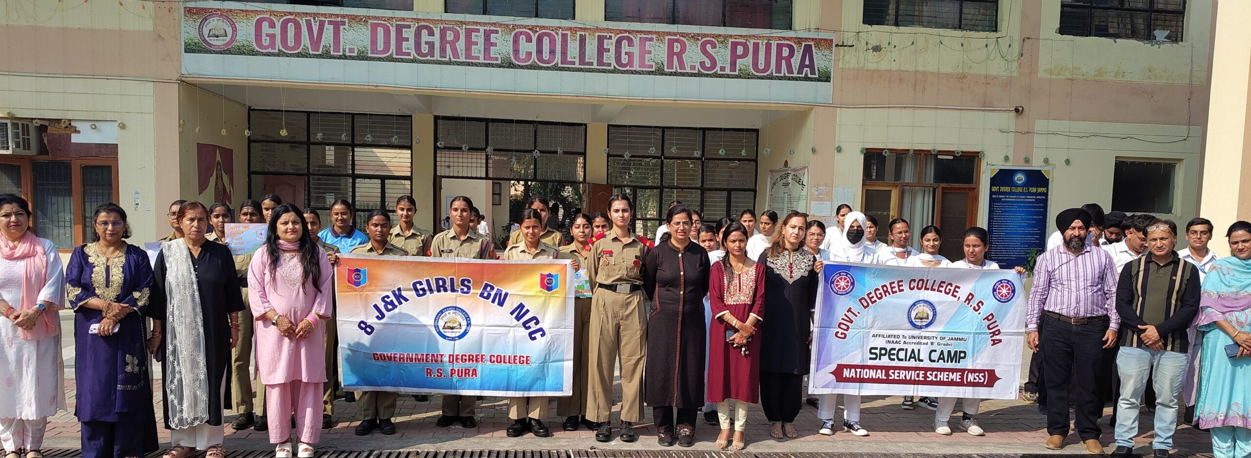 GDC R S Pura celebrates Rashtriya Ekta Diwas with patriotic fervour