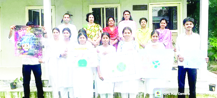GDC Ramgarh organises Poster Making Competition on “Nasha Mukt Bharat”