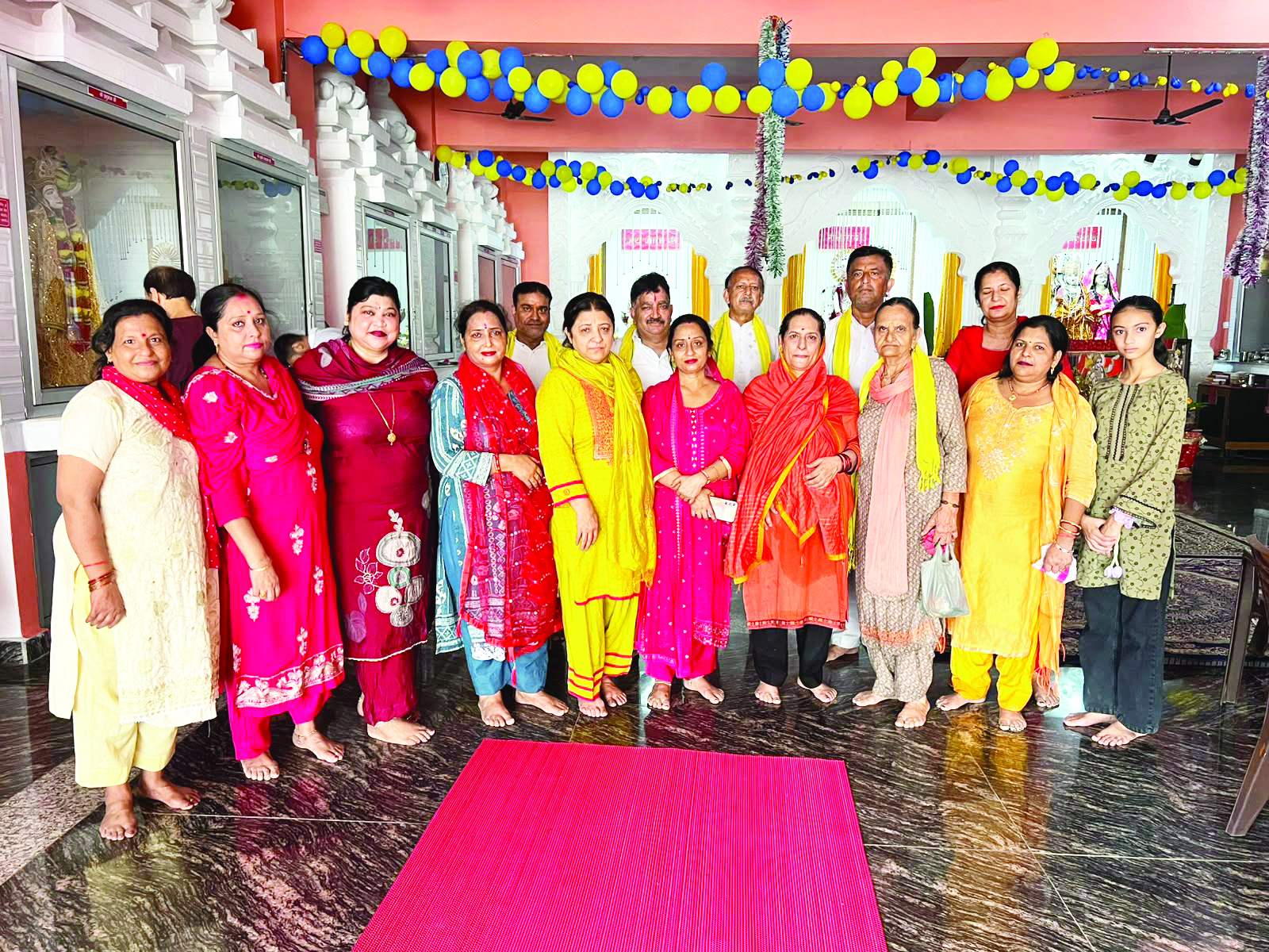 Grand Kalash Yatra marks beginning of seven-day Bhagwat Katha at Radha Krishna Temple in Ward-23
