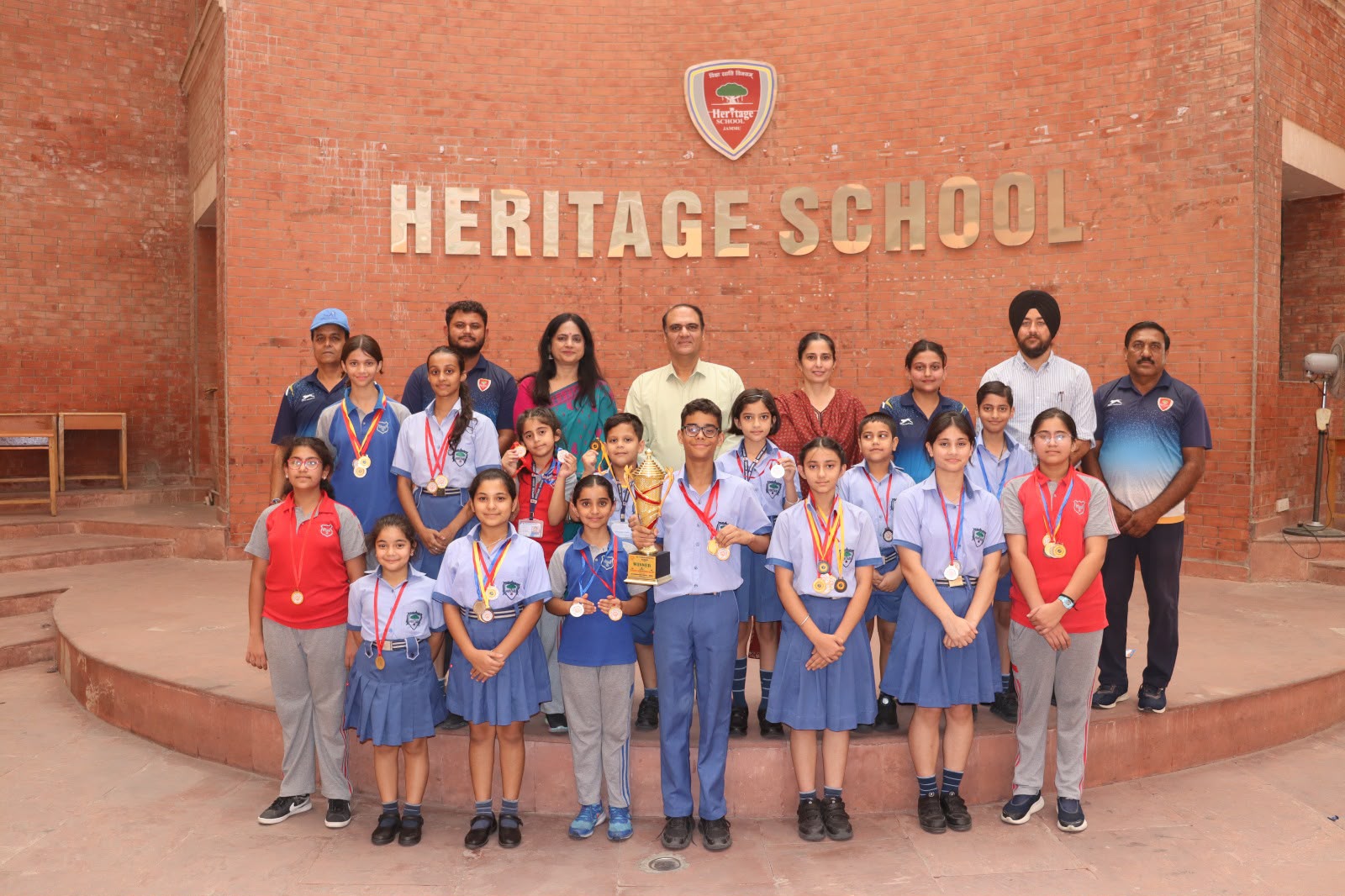 Heritage School swimmers excel at Inter-School Swimming Competition, win overall trophy