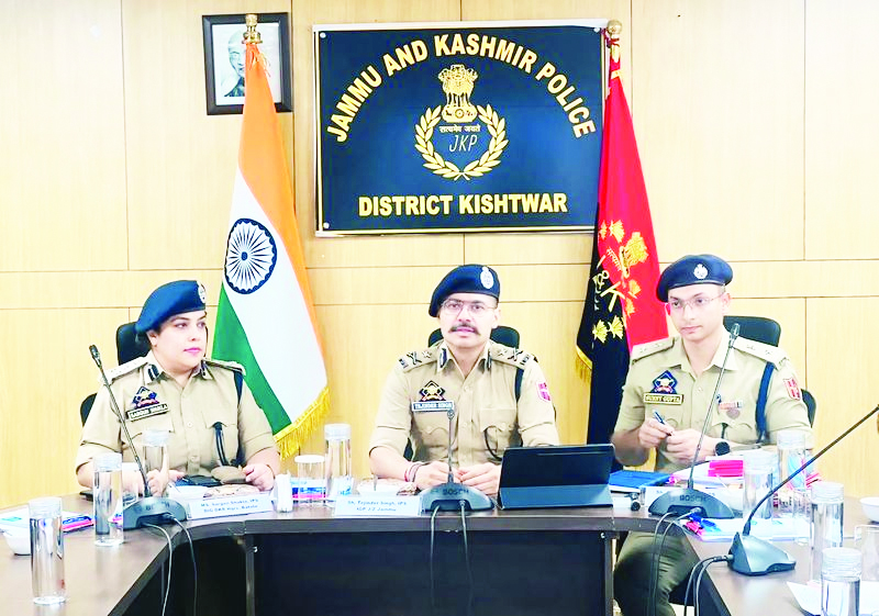 IGP Jammu reviews security, Counter-Terror preparedness in Kishtwar