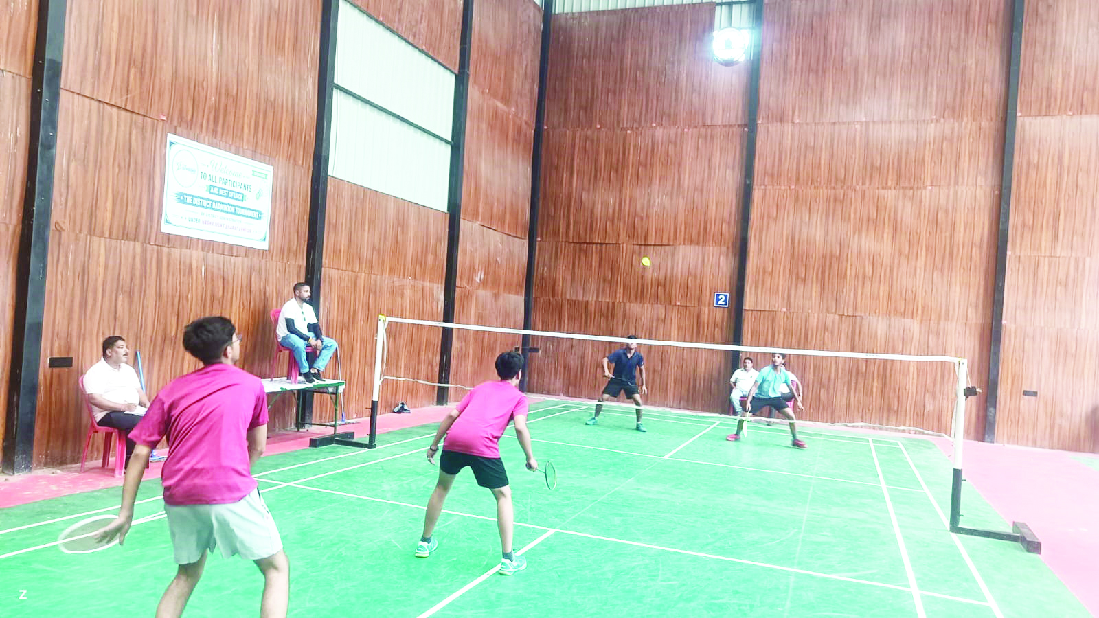 Inter-District Division-Level Badminton Tournament begins