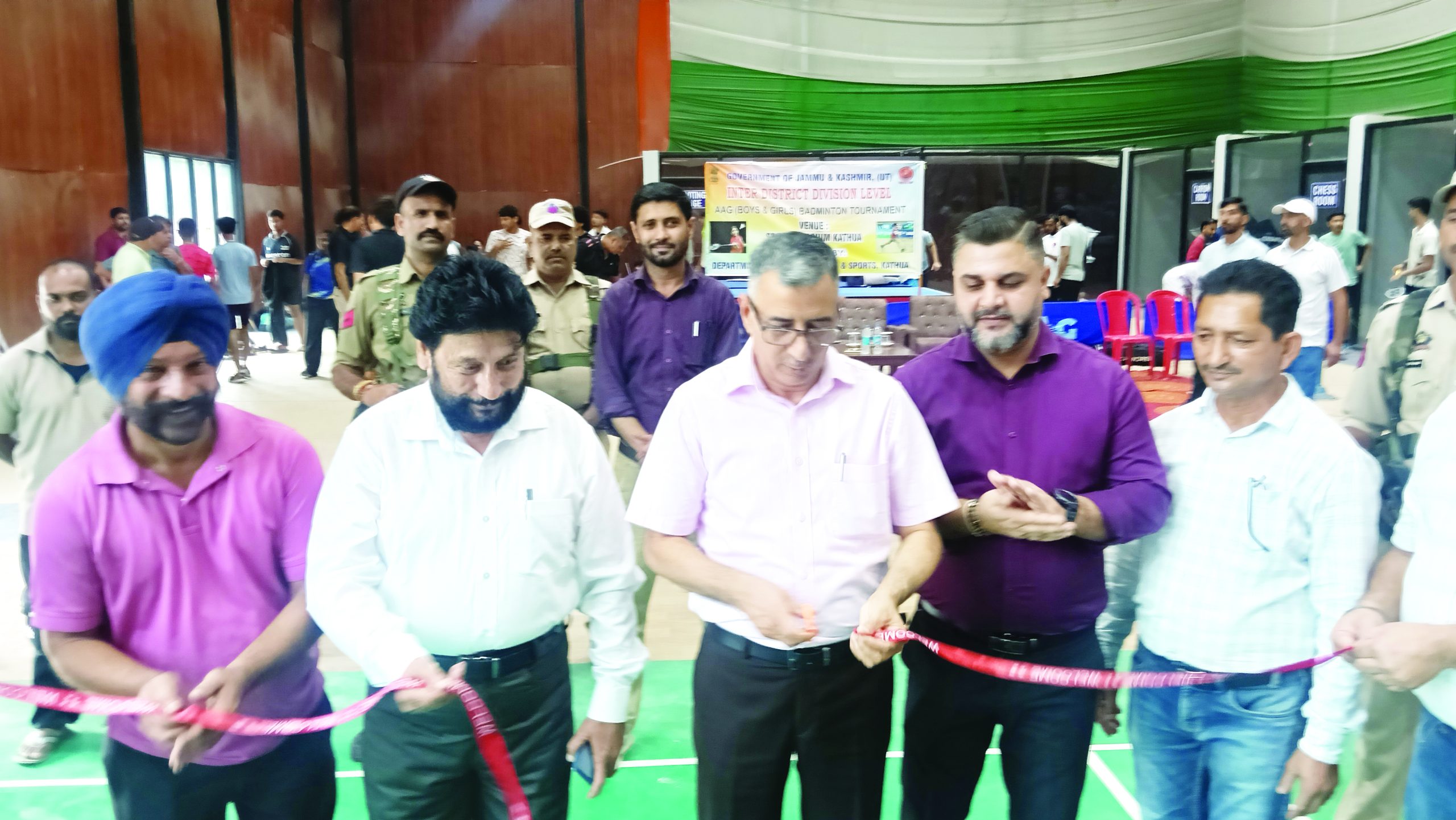Inter-District Division-Level Badminton Tournament begins