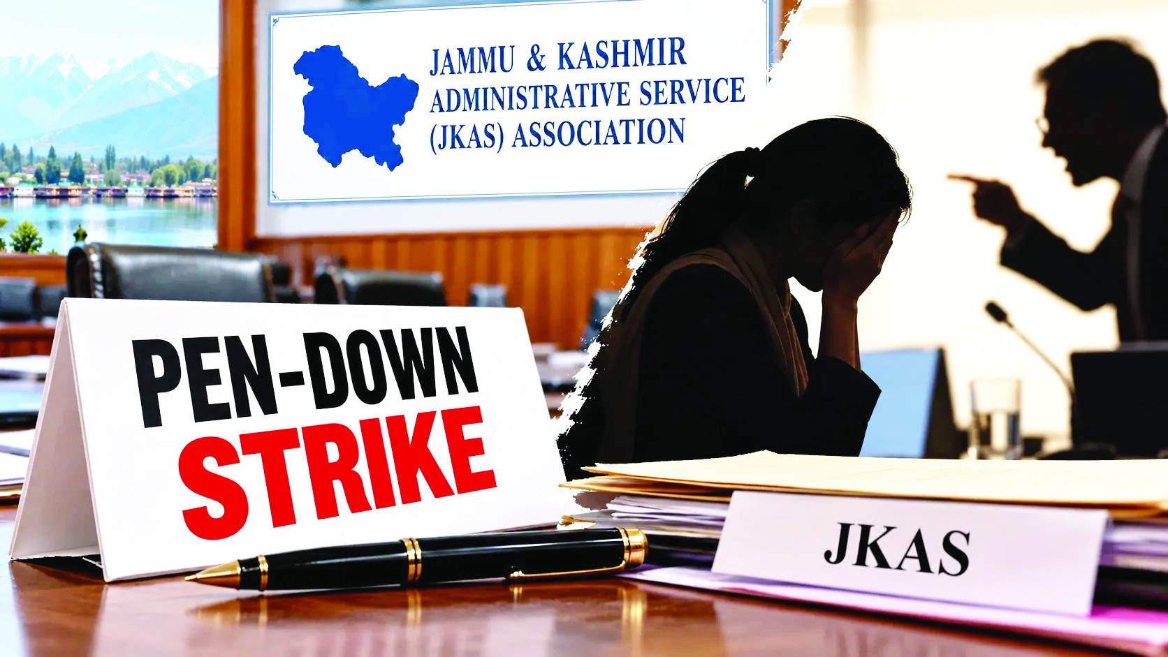 JKAS Association calls One-Day Pen-Down strike over ‘Humiliation’ of Woman Officer
