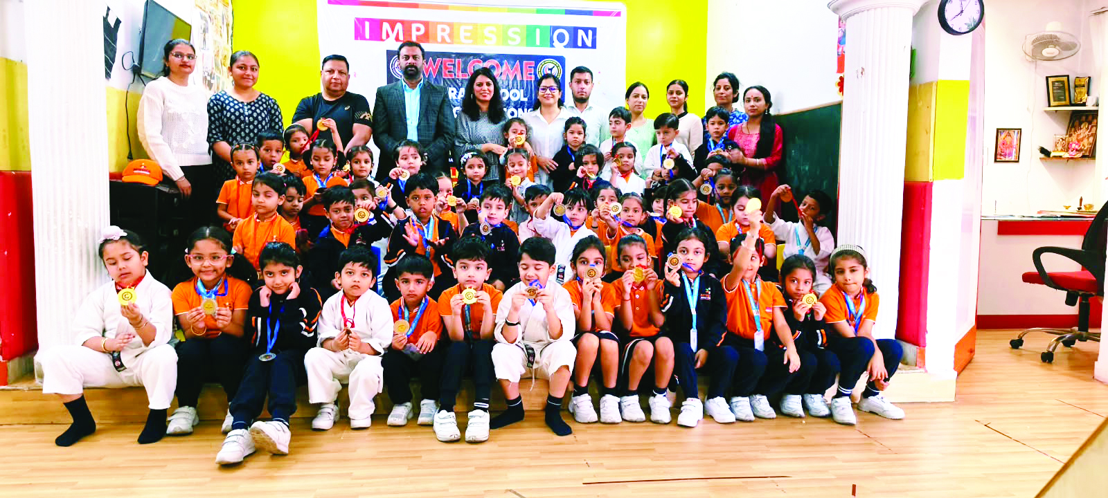 Keshav Chopra graces Intra-School Karate Championship at Impression World Preschool
