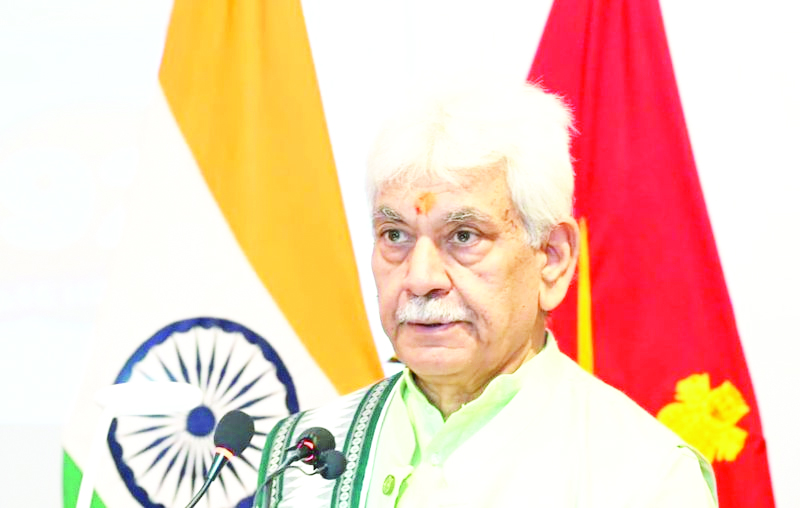LG Manoj Sinha extends greetings to ITBP on 65th Raising Day