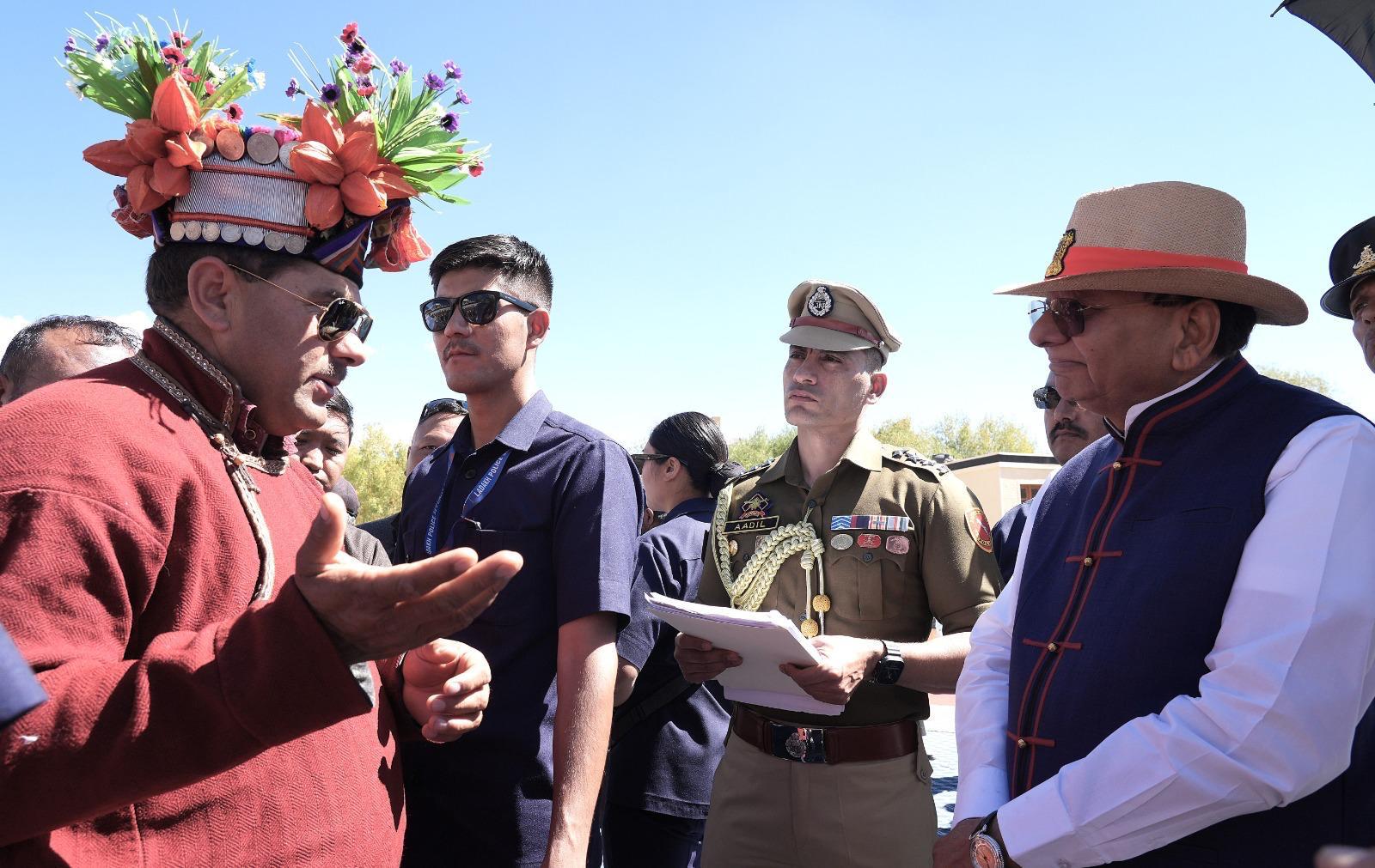 LG Saxena interacts with Nambardars to strengthen grassroots governance and resolve public grievances