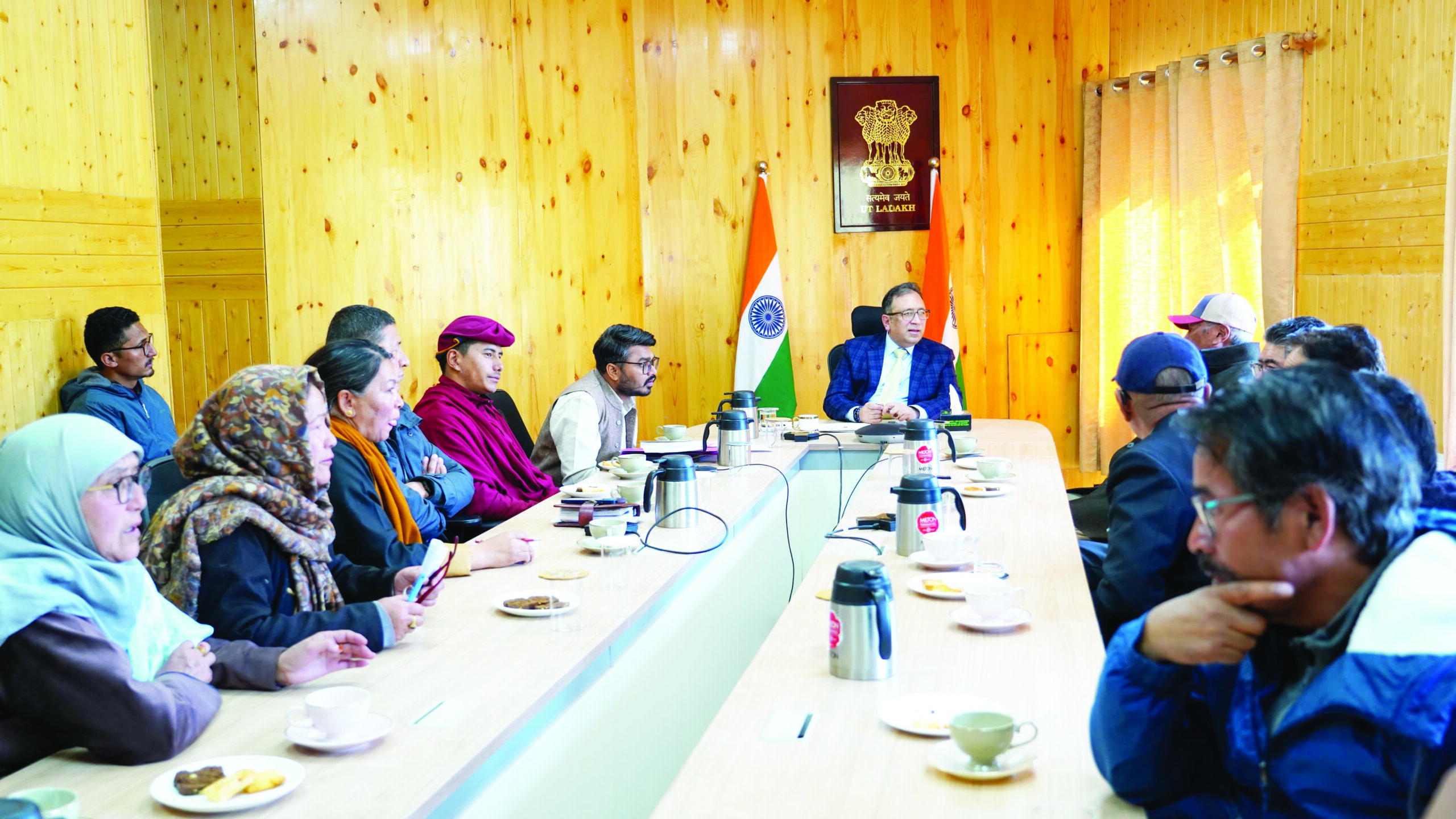 Ladakh CS holds meeting with religious organisations on demand for complete liquor prohibition