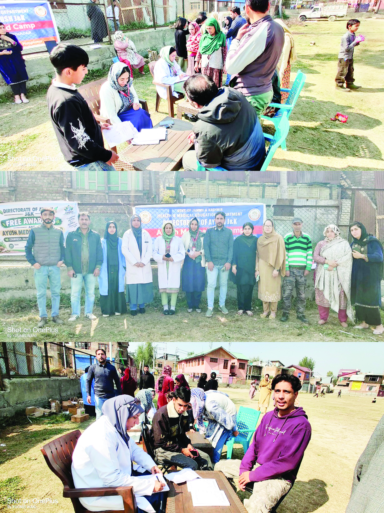 Mega AYUSH Medical Camp organized in Srinagar