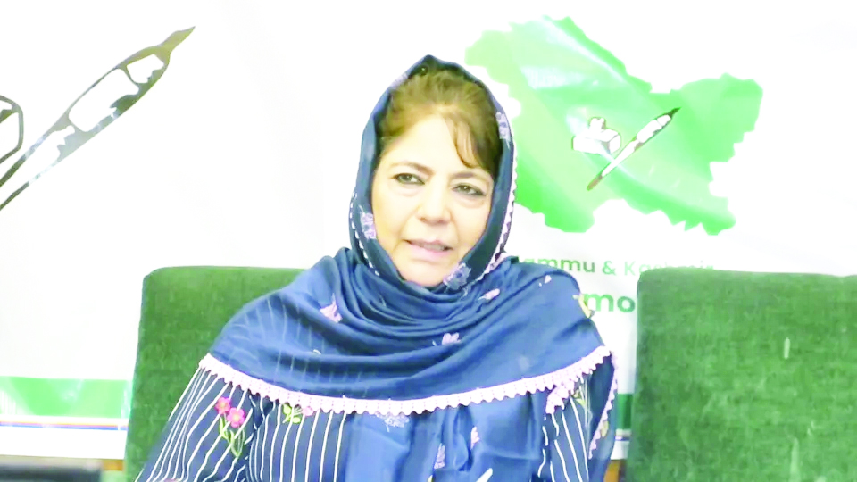 Mehbooba Mufti seeks Amit Shah’s intervention to revive J&K’s cultural sector