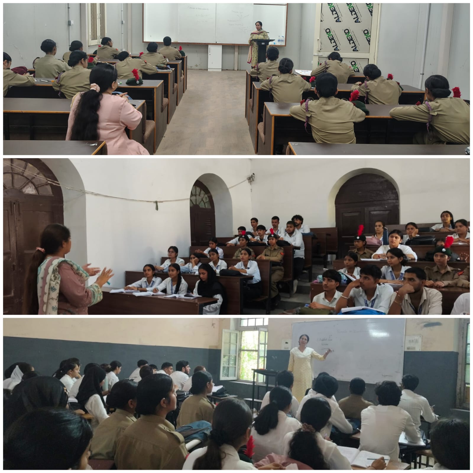NCC (SW) GGM Science College conducts series of awareness activities under Nasha Mukt Bharat Abhiyaan