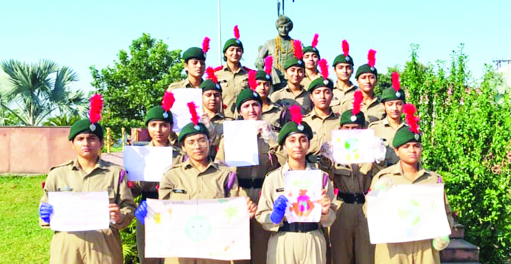 NCC (SW) GGM Science College organises Swachhata Campaign “Ek Ghanta, Ek Saath” at Hari Singh Park NCC (SW) GGM Science College organises Swachhata Campaign “Ek Ghanta, Ek Saath” at Hari Singh Park