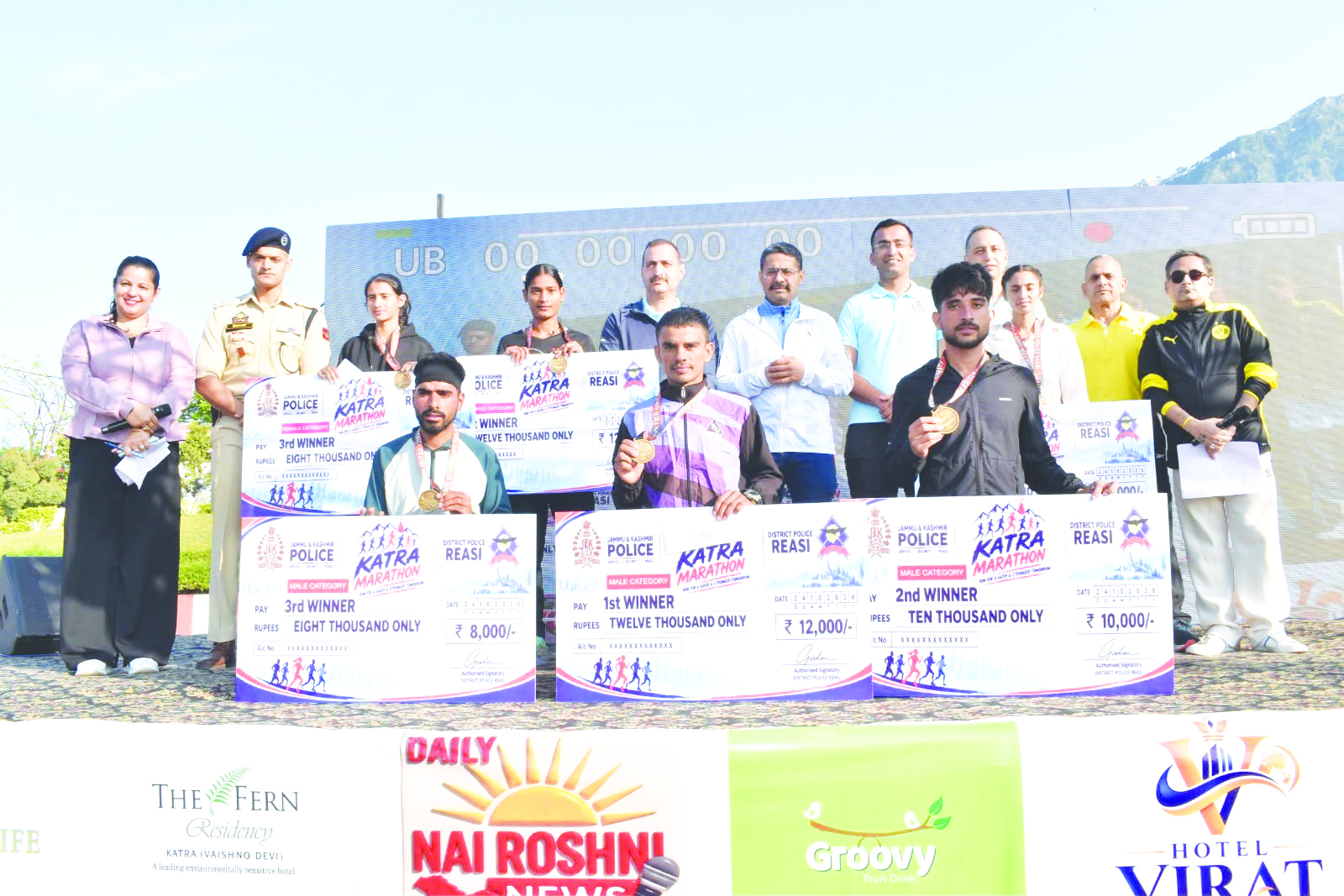 Over 1,000 runners participate in ‘Run for Unity’ 10K in Katra