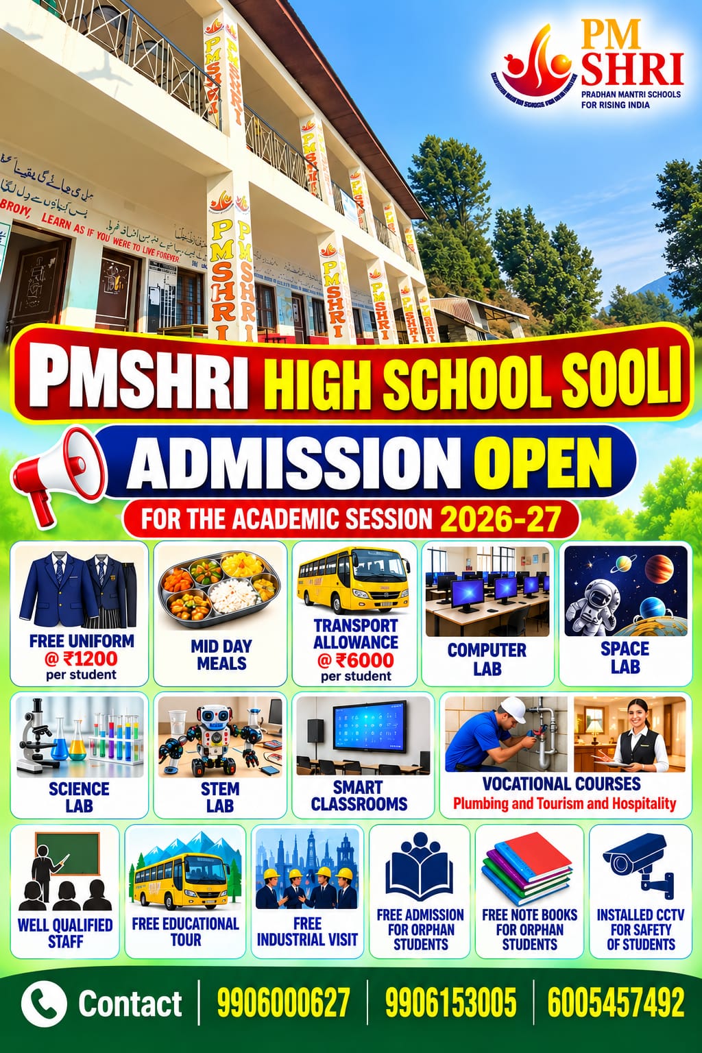 PM SHRI High School Sooli launches enrolment drive for Academic Session 2026–27