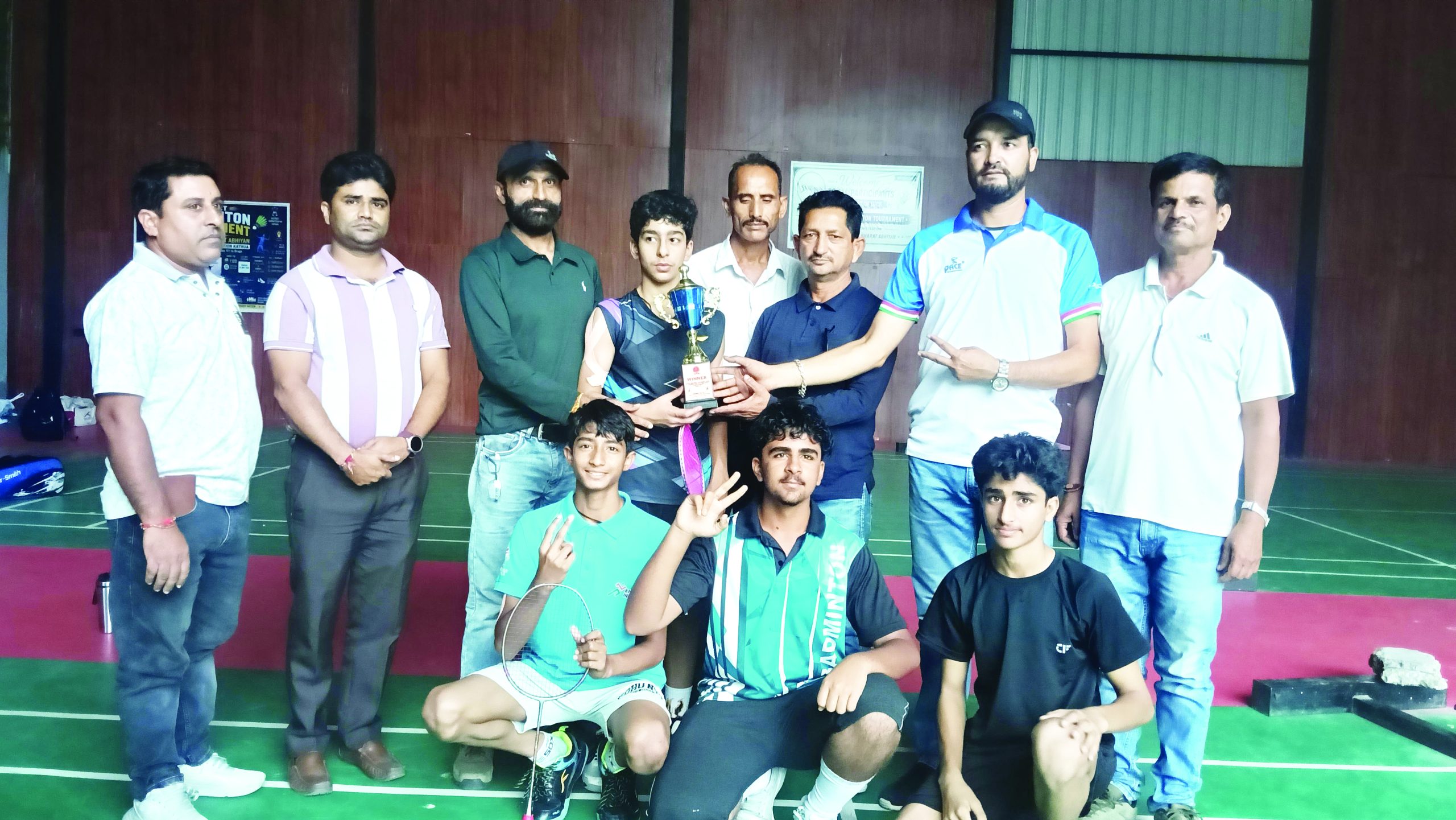 Poonch clinches U-14 Boys’ Badminton C’ship trophy at Division-Level Tournament