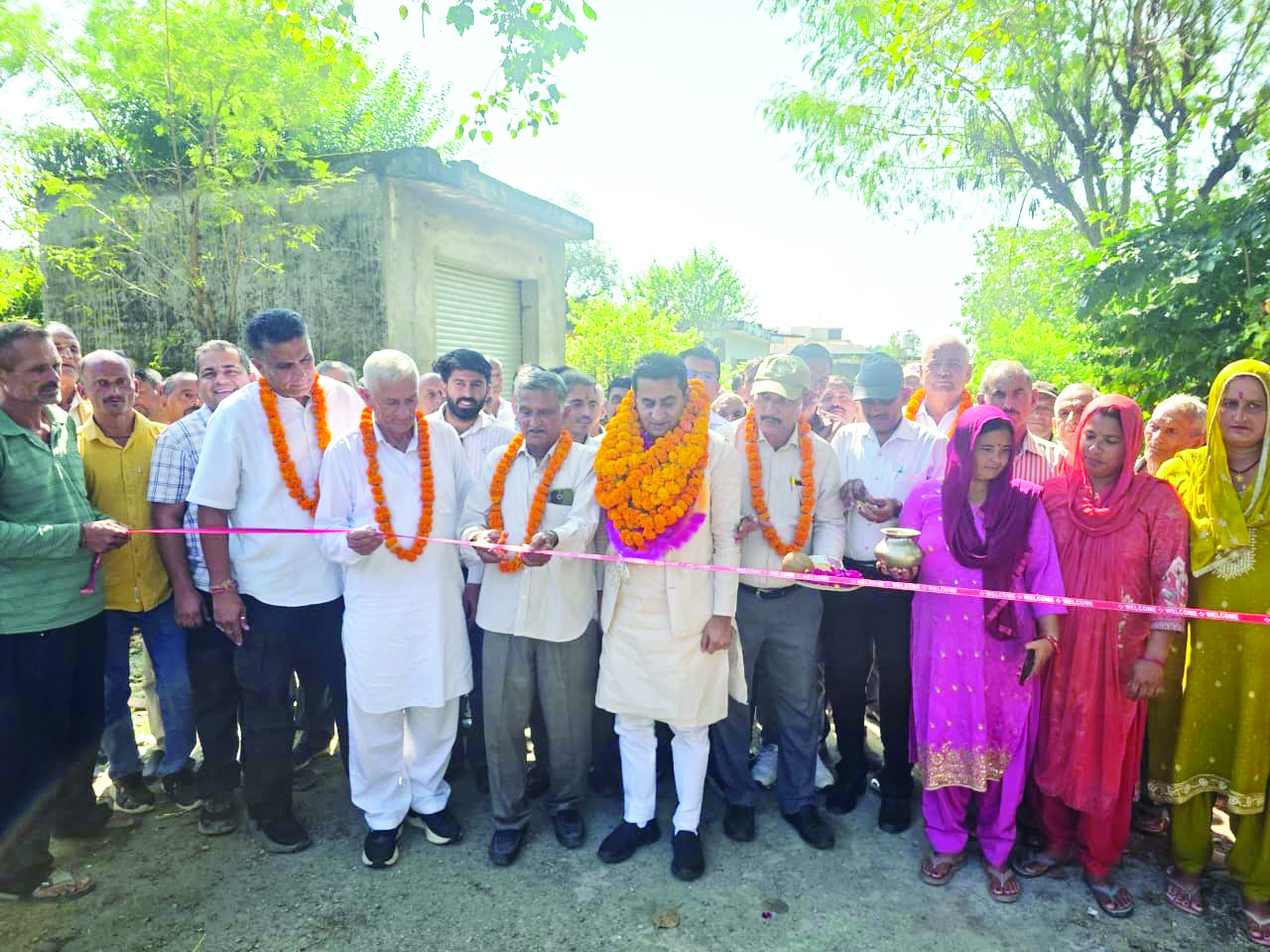 Rajiv Jasrotia launches Rs 14.91 Cr Road and water infrastructure projects in Jasrota