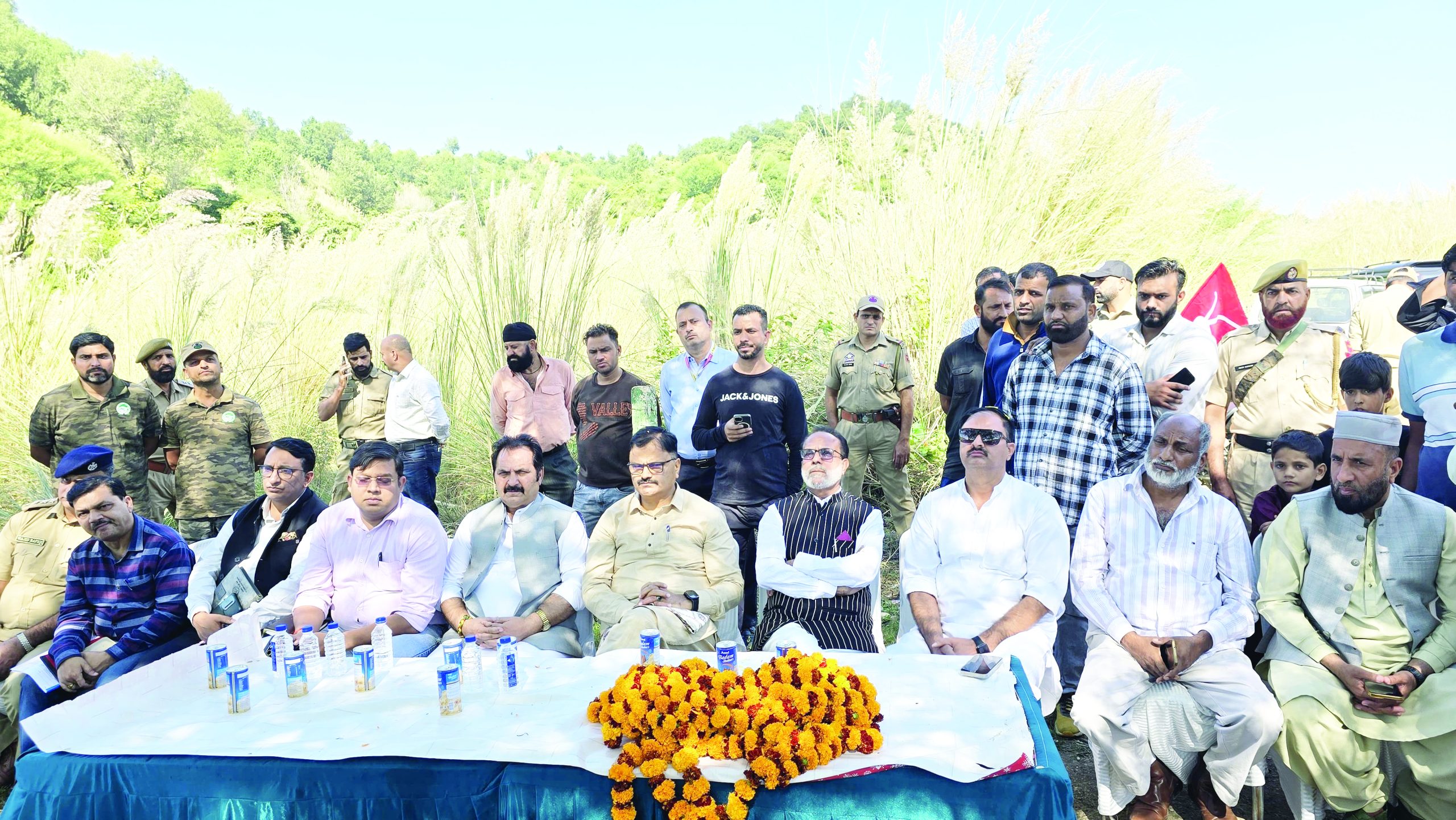 Rana holds public outreach programme at Sunjwan-Barmini, reviews concerns of land-sinking victims