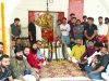 Shastra Pujan held at Bantalab Ram Mandir on Vijaydashami