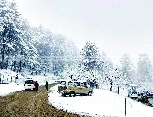 Higher reaches of Kashmir witness fresh overnight snowfall