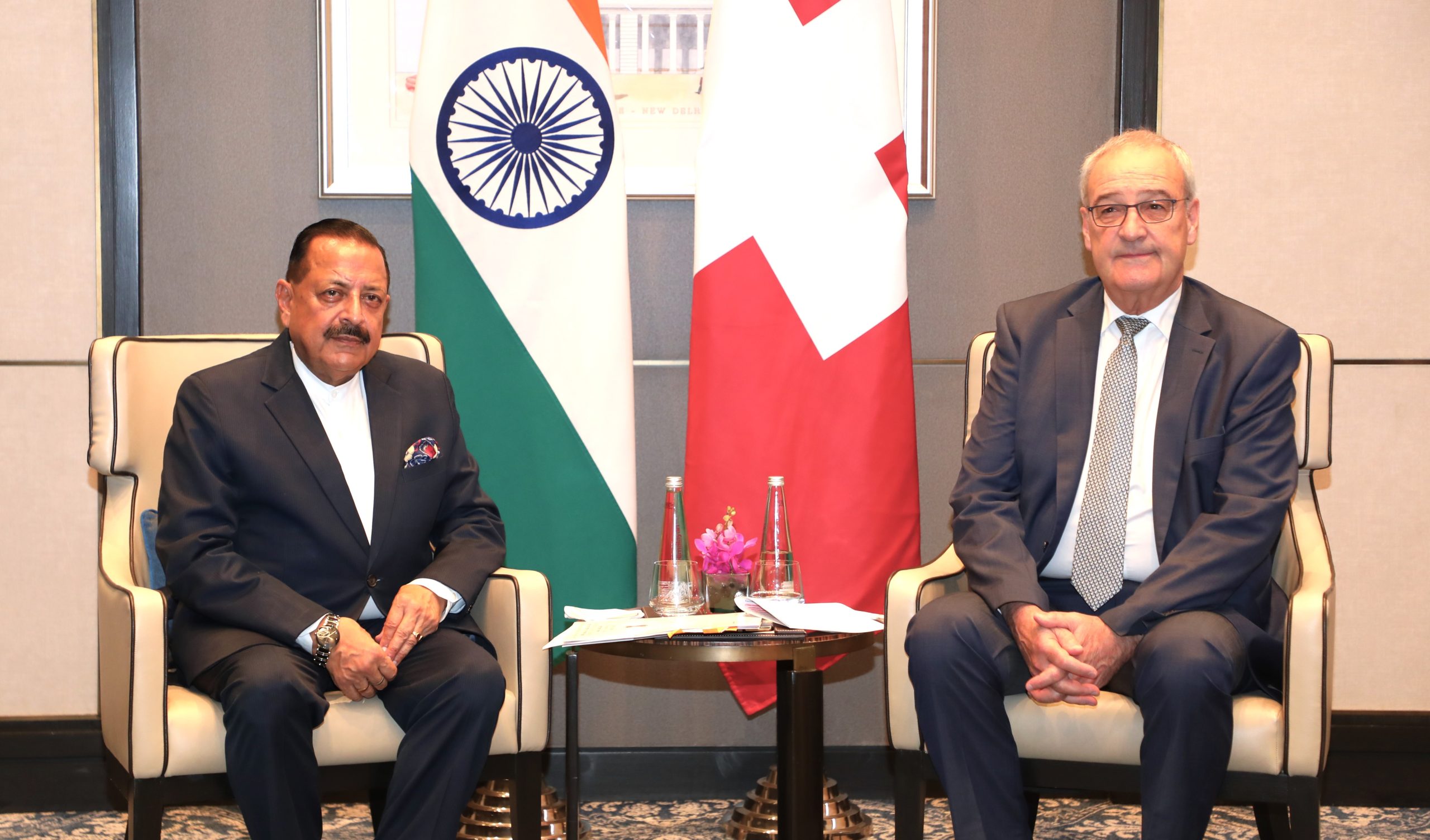Switzerland President meets Dr Jitendra, discussions focus on strengthening bilateral cooperation