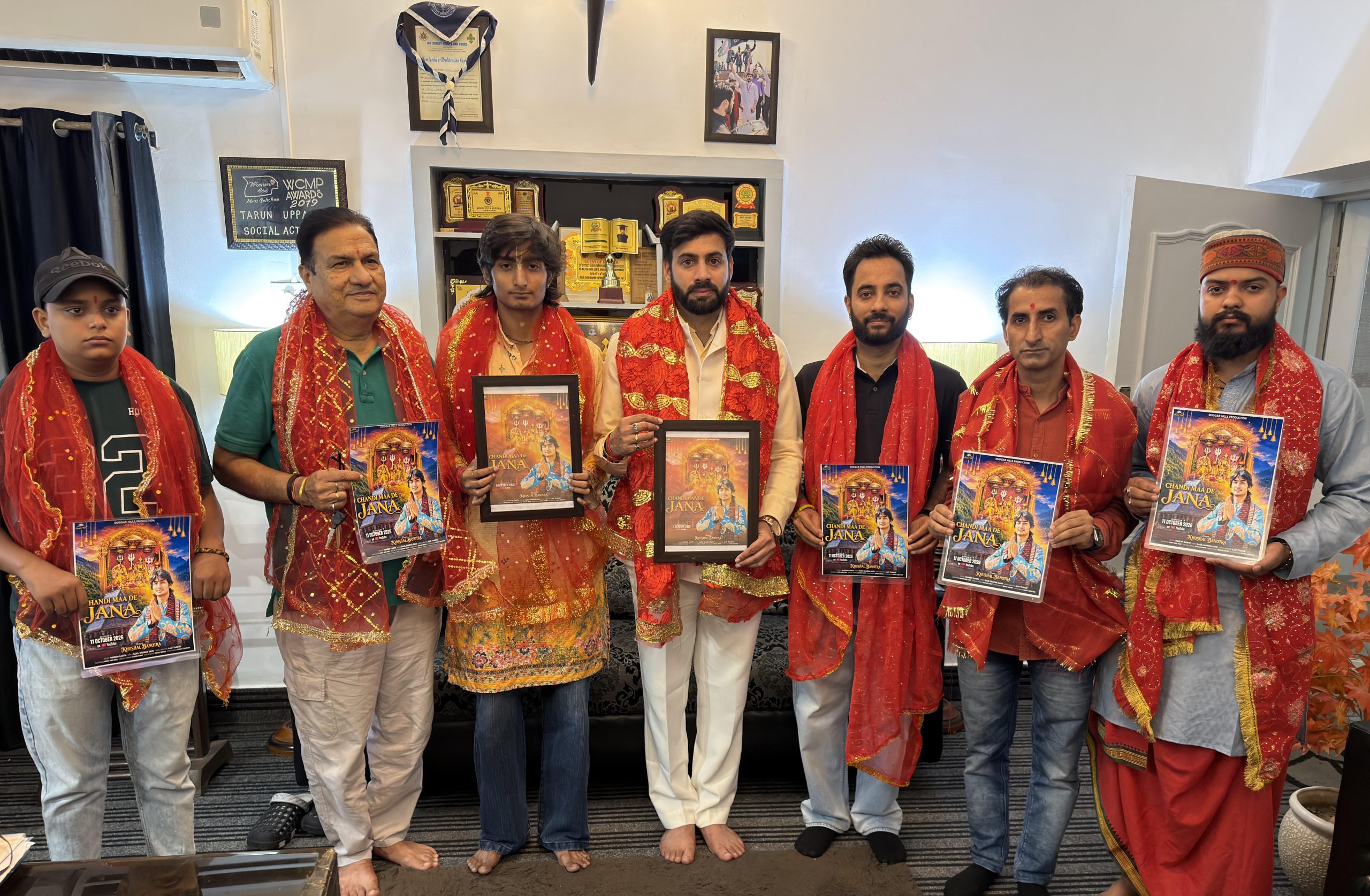 Tarun Uppal launches “Chandi Maa De Jana” celebrates Jammu’s spiritual heritage, young talent