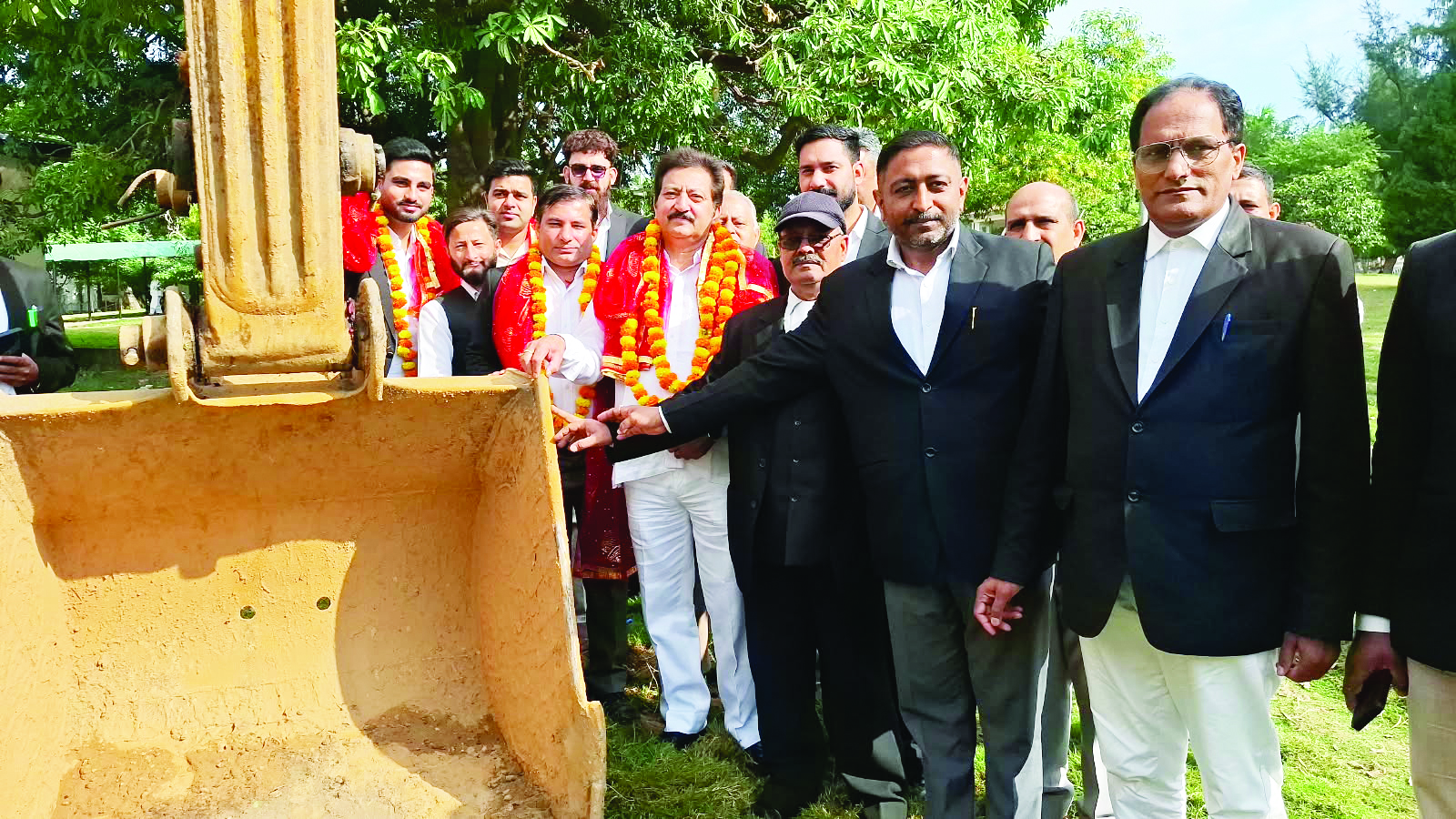 Work begins on two new Bar Halls for young lawyers at District Court Complex Jammu